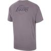 Jordan Футболка NBA Los Angeles Lakers Courtside Statement Edition с круглым вырезом, свободным кроем, коротким рукавом и логотипом, мужские топы, фиолетово-дымчатого цвета HF5434-524