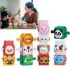 Funny Press Animal Stacking Blocks Early Educational Baby Building Blocks Toys Learning Toys