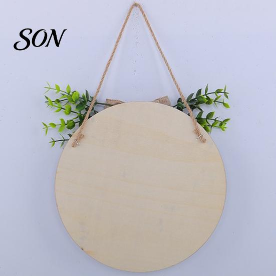Bathroom Wall Plaque for Guests Wooden Restroom Sign, Men's And Women's Toilet Door Home Round Rustic Farmhouse Hanging Washroom Decor Decorative