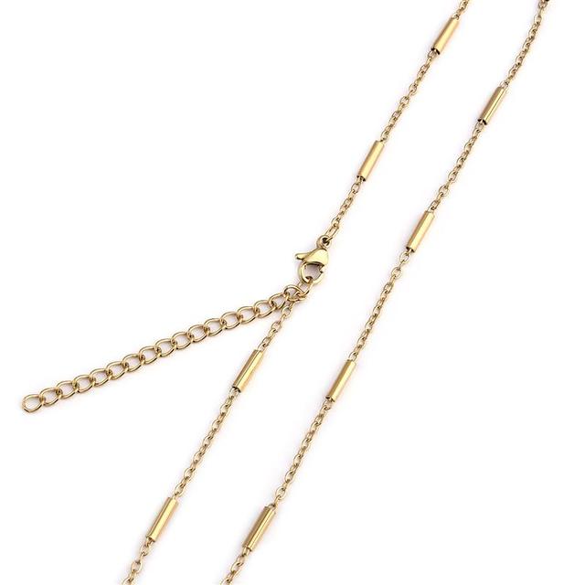 Ожерелье из нержавеющей стали для мужчин и женщин, кубинская цепочка с звеньями золотого цвета, серебряного цвета, панк-чокер, модные мужские ювелирные изделия, подарок