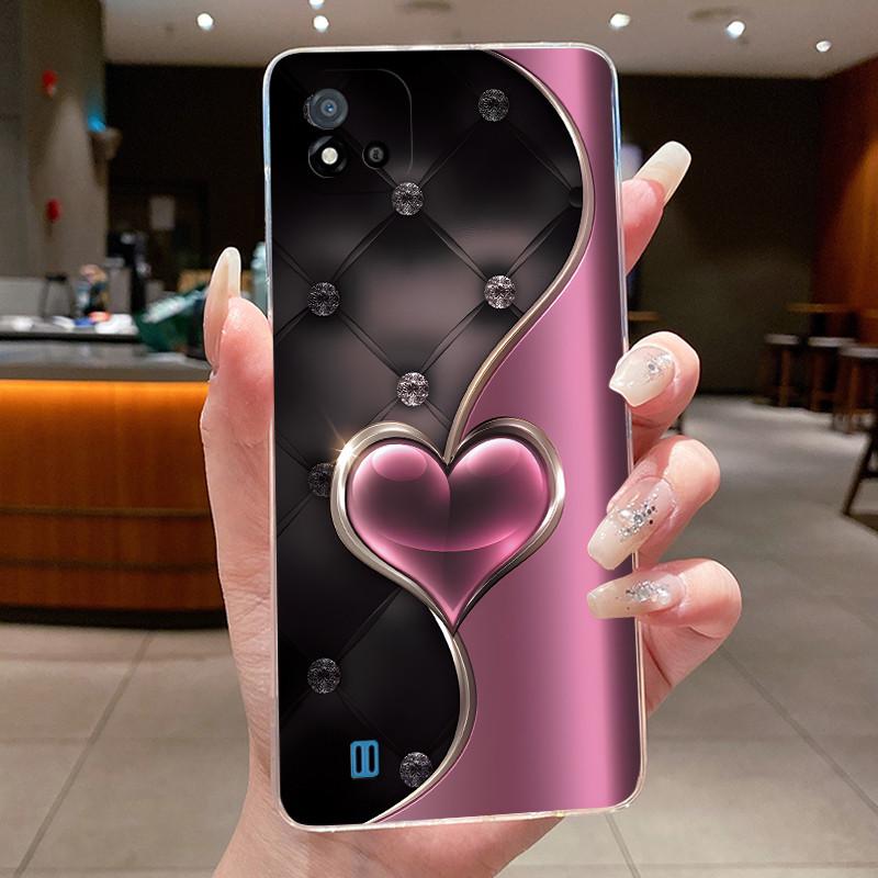 For Realme C20 C20A Case Realme C11 (2021) RMX3231 C11 2020 RMX2185 Phone Cases Flower Butterfly Soft Silicone TPU Jelly Cover