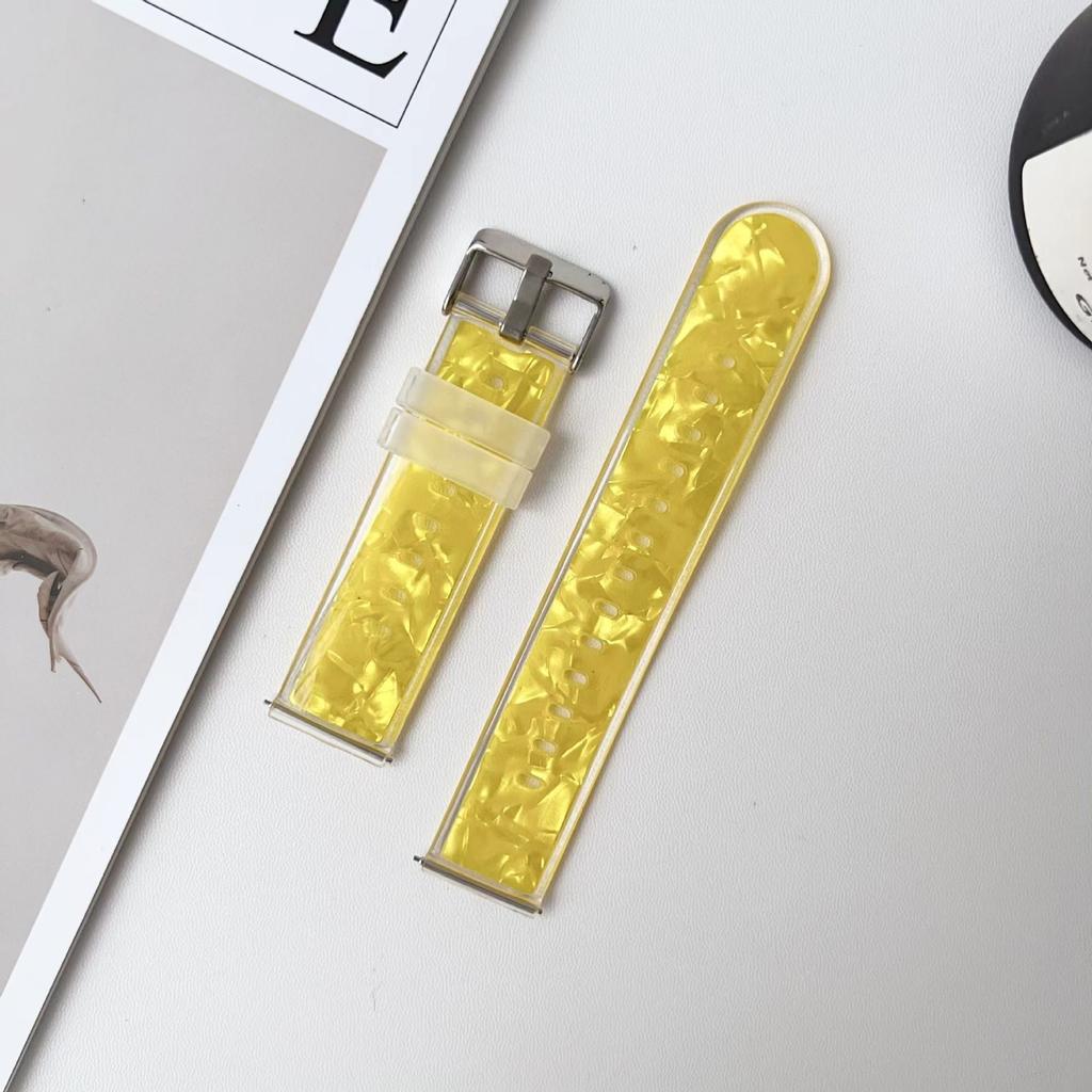 20 мм 22 мм универсальный ремешок для часов - TPU Shell Zebra Pattern Летний дышащий спортивный ремешок для умных часов Samsung Galaxy Watch Huawei Watch Xiaomi Watch