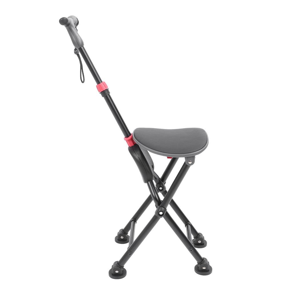 Складные трости с сиденьем, трость, 4 ножки, нескользящий легкий складной тростниковый стул для очередей