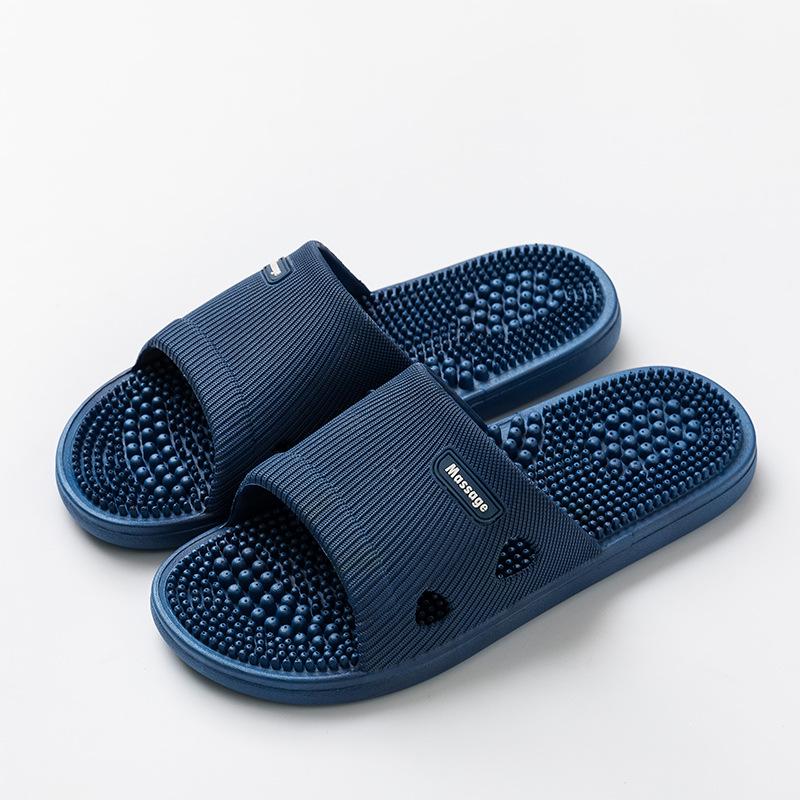 Мужские нескользящие массажные тапочки для ношения в помещении и на улице - Летние сандалии для купания