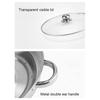 28cm 2-Layer Steamer Stainless Steel Kitchen Boiling Soup Steaming Pot with Lid