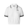 NATIONALGEOGRAPHIC [K-Heritage] Женский вязаный топ с коротким рукавом O/White N262Wts621