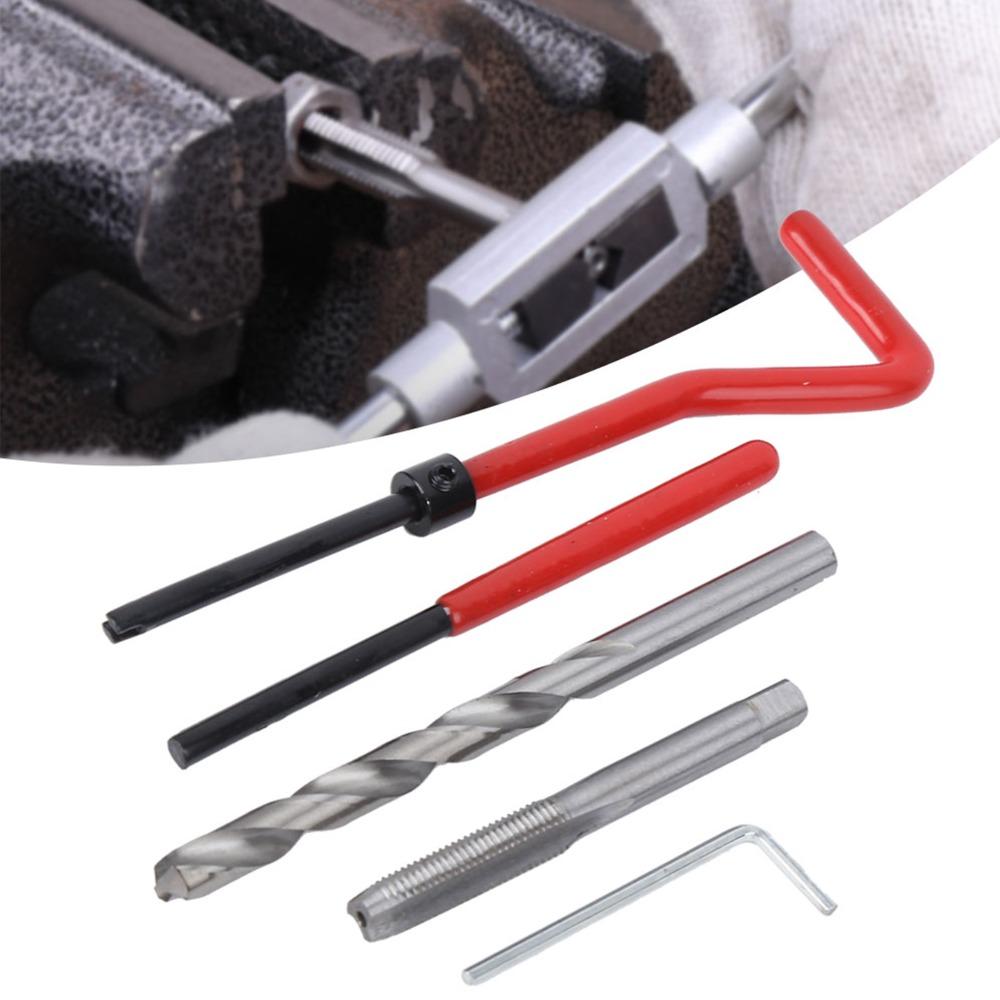 25Pcs Twisted Drill Thread Repair Kit Metric Threading Tool for Auto Parts and Processing Machinery