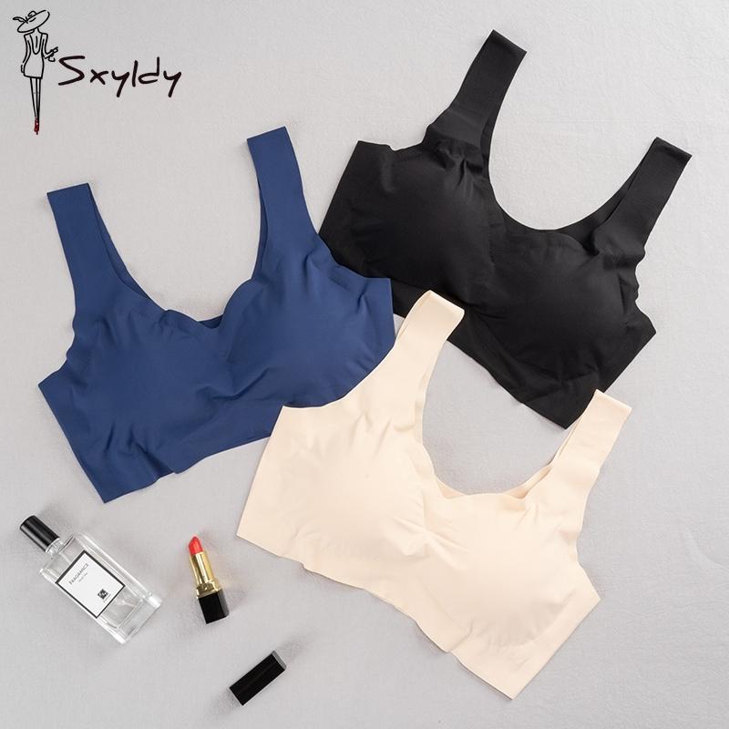 Бюстгальтер из ледяного шелка, бесшовный жилет, бюстгальтеры для женщин, нижнее белье с эффектом пуш-ап, топ для сна, мягкий, ударопрочный, тонкий, конфетный, нижнее белье, бюстгальтер-бралетт