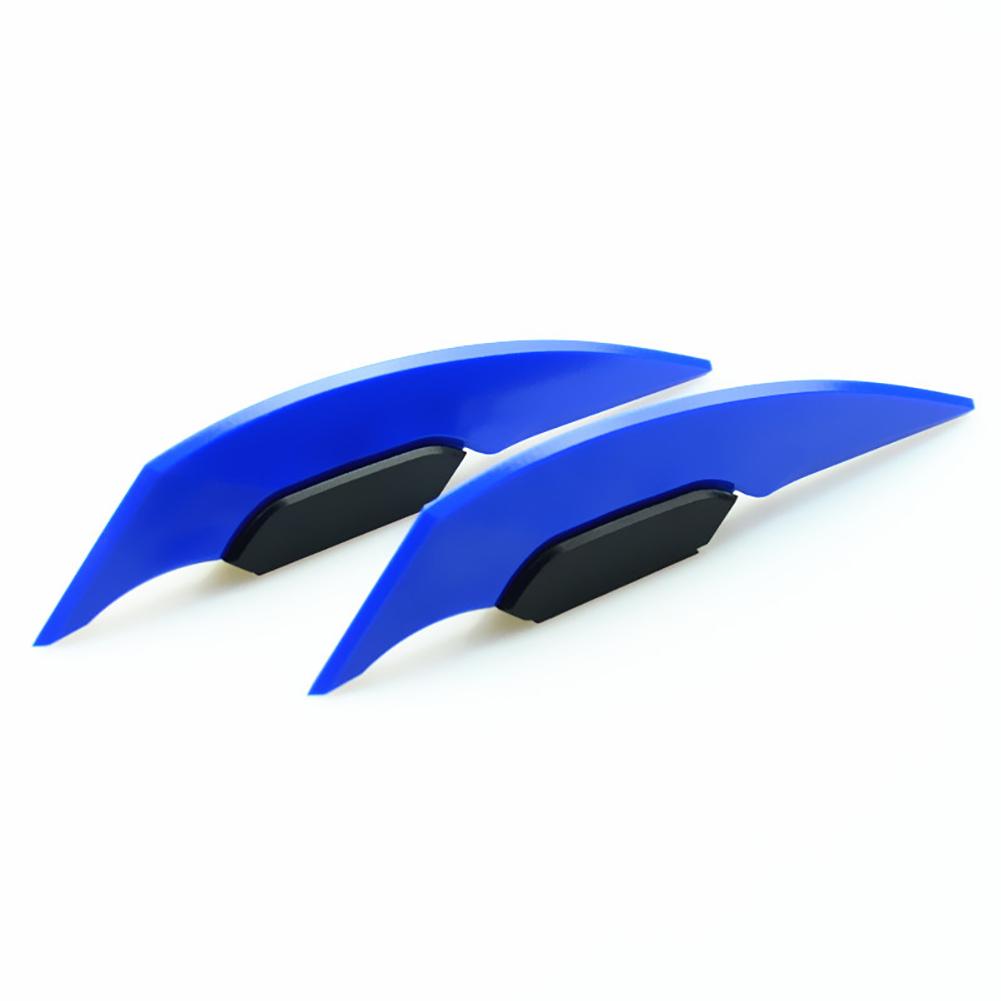 1Pair Universal Motorcycle Winglet Aerodynamic Spoiler Wing with Adhesive Motorcycle Decoration Sticker for Motorbike Scooter