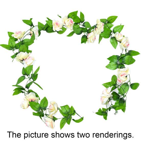 Великолепная искусственная цветочная лоза, реалистично выглядящая, красивая, легко моется, MIT