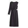 Kaslead New Arrival Women's Clothing Fashion Style Fashion Simple Opening Design Dress 9304459