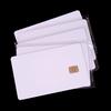 New 5 Pcs Iso Pvc Ic With Sle4442 Chip Blank Smart Card Contact Ic Card Safety White
