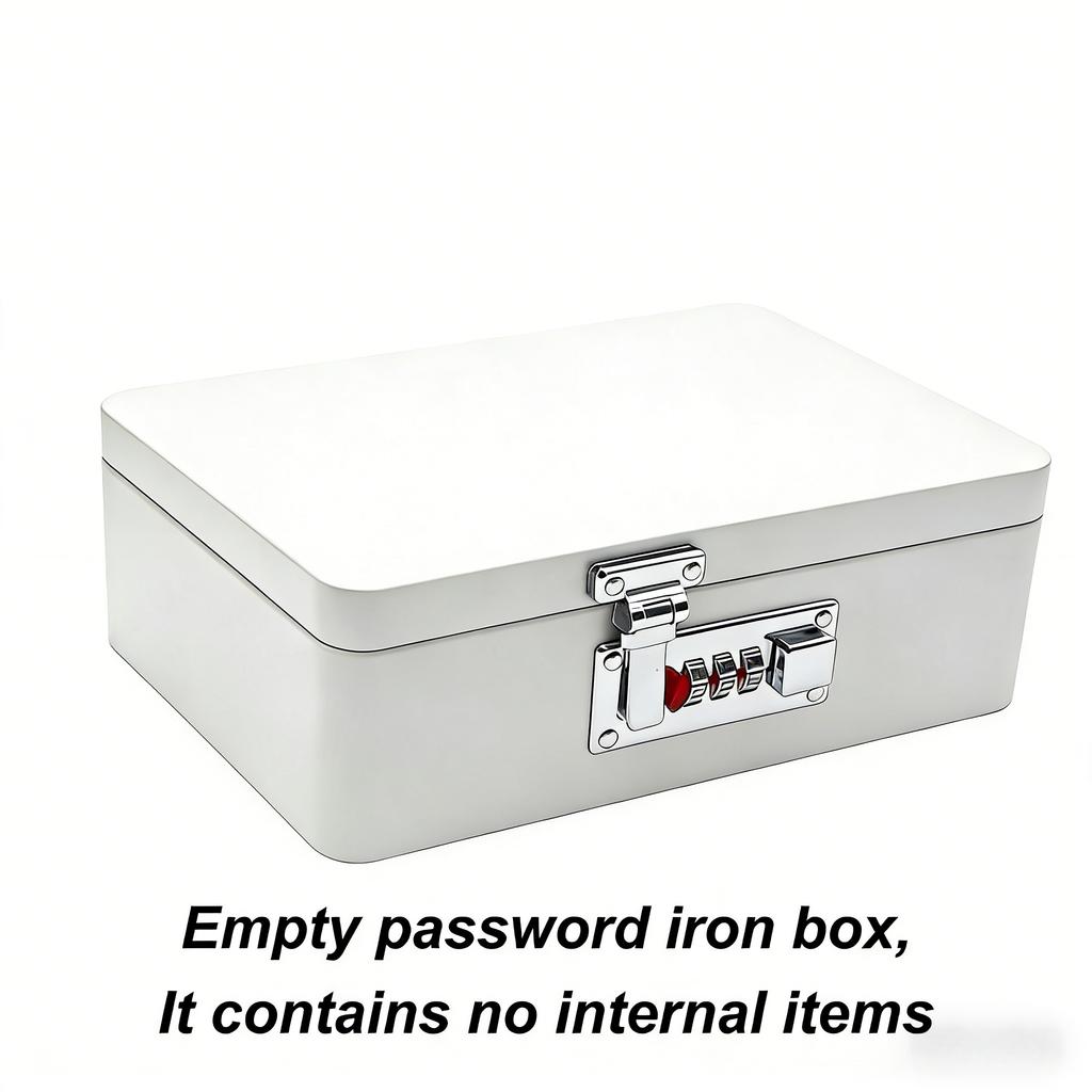 Iron Password Lock Coin Bank Retro Piggy Bank Metal Money Box with Lock for Children Students Secure Financial Gift for Home Decor