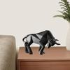 Bull Figurine Decorative Piece Modern Resin Sculpture for Entryway Tabletop