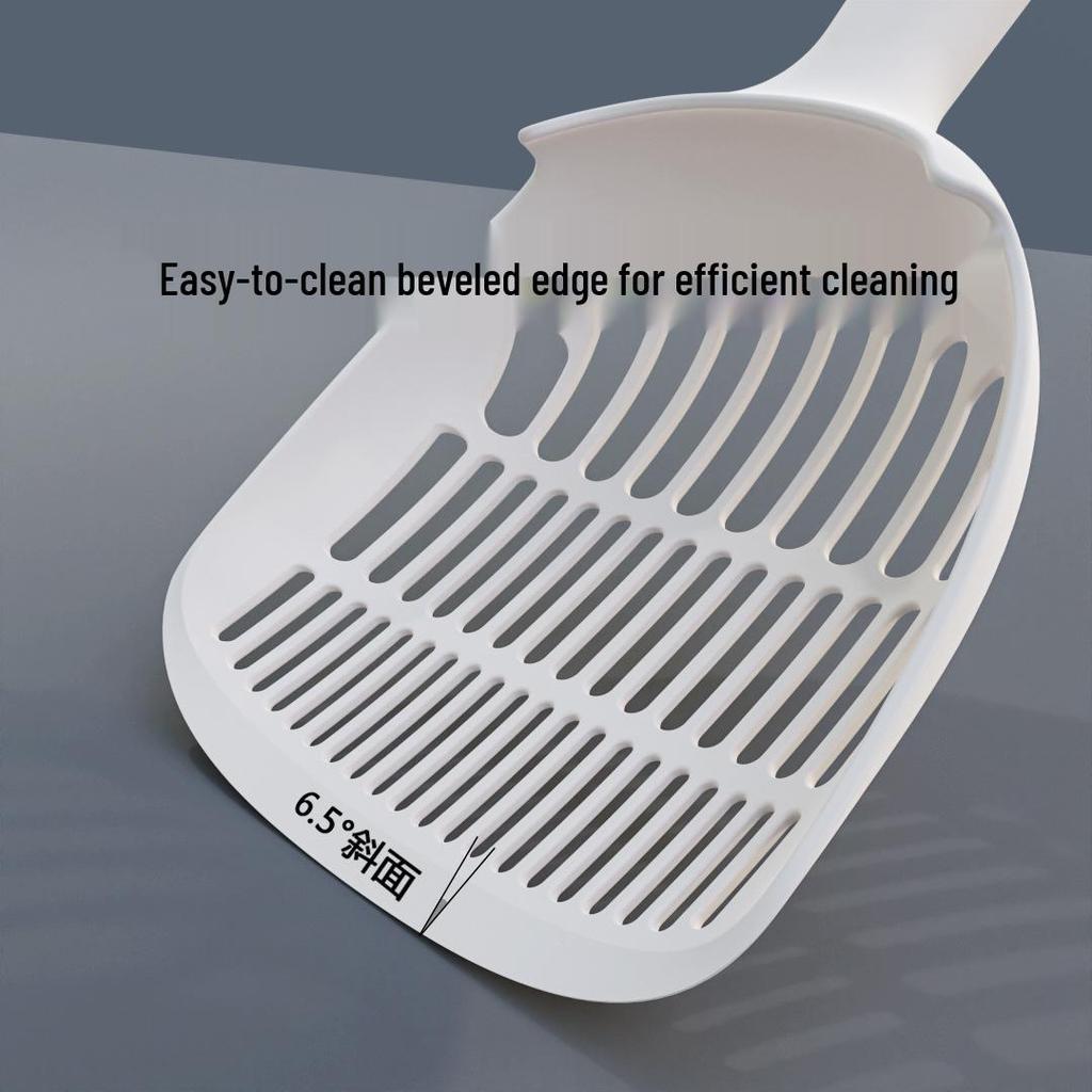 Очень большая утолщенная лопатка для кошачьего наполнителя с мелкими отверстиями для тофу-песка