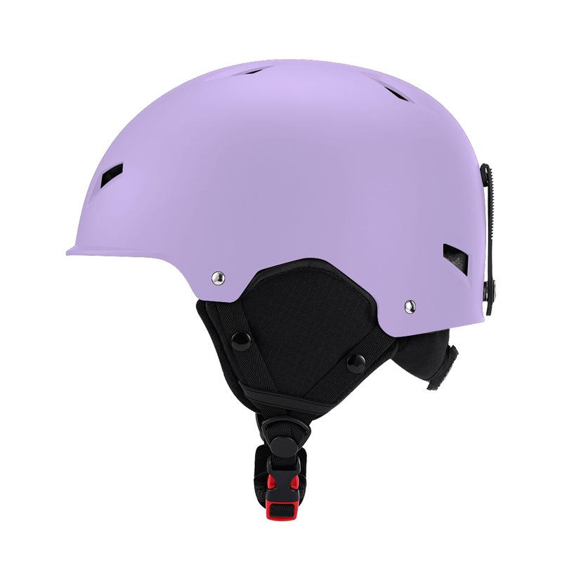 Sports Ski Helmets Male and Female Adult Integrated Molding Warm Ski Skating Snow Helmets Hard Hats