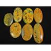31-40 мм Натуральный шмель яшма овальный кабошон свободный драгоценный камень 07 шт. в лоте C-99