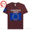 Европейский Союз В единстве разнообразия Eu Eur Унисекс Футболка НАТО Майки Футболка Страны Хлопковая Футболка Одежда Футболки Флаги Стран Топы