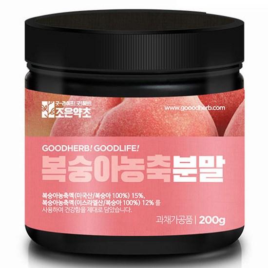 JoEun Herbal Peach Concentrate Powder, 200g, 1 unit,Korean Health Food