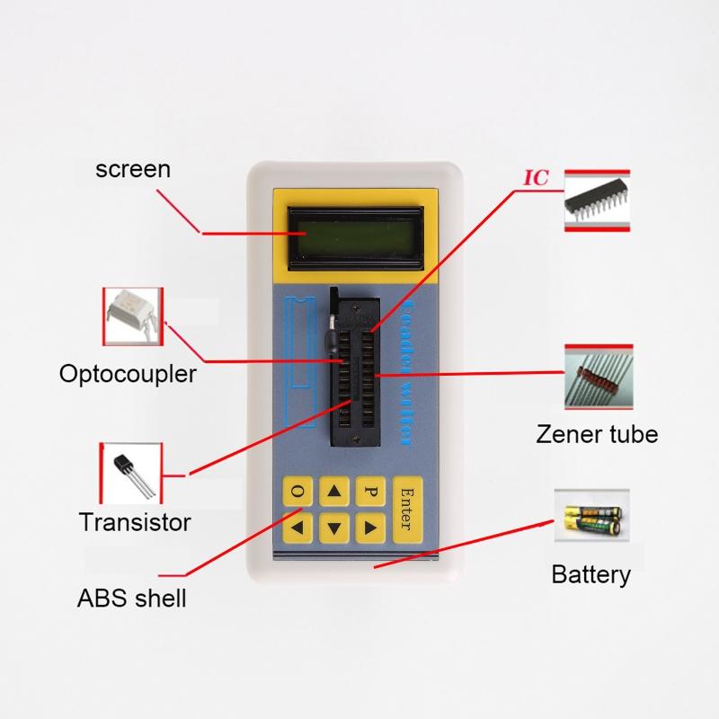 Transistor Tester Tester Multifunction Integrated Circuit Ic Tester Portable