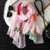 Fashion Printed Leopard Chiffon Hijab Scarf Women Pareo Lady Bandanas Beach Towels Summer Muslim Veil Wrap Female Foulard