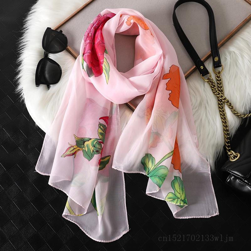 Fashion Printed Leopard Chiffon Hijab Scarf Women Pareo Lady Bandanas Beach Towels Summer Muslim Veil Wrap Female Foulard