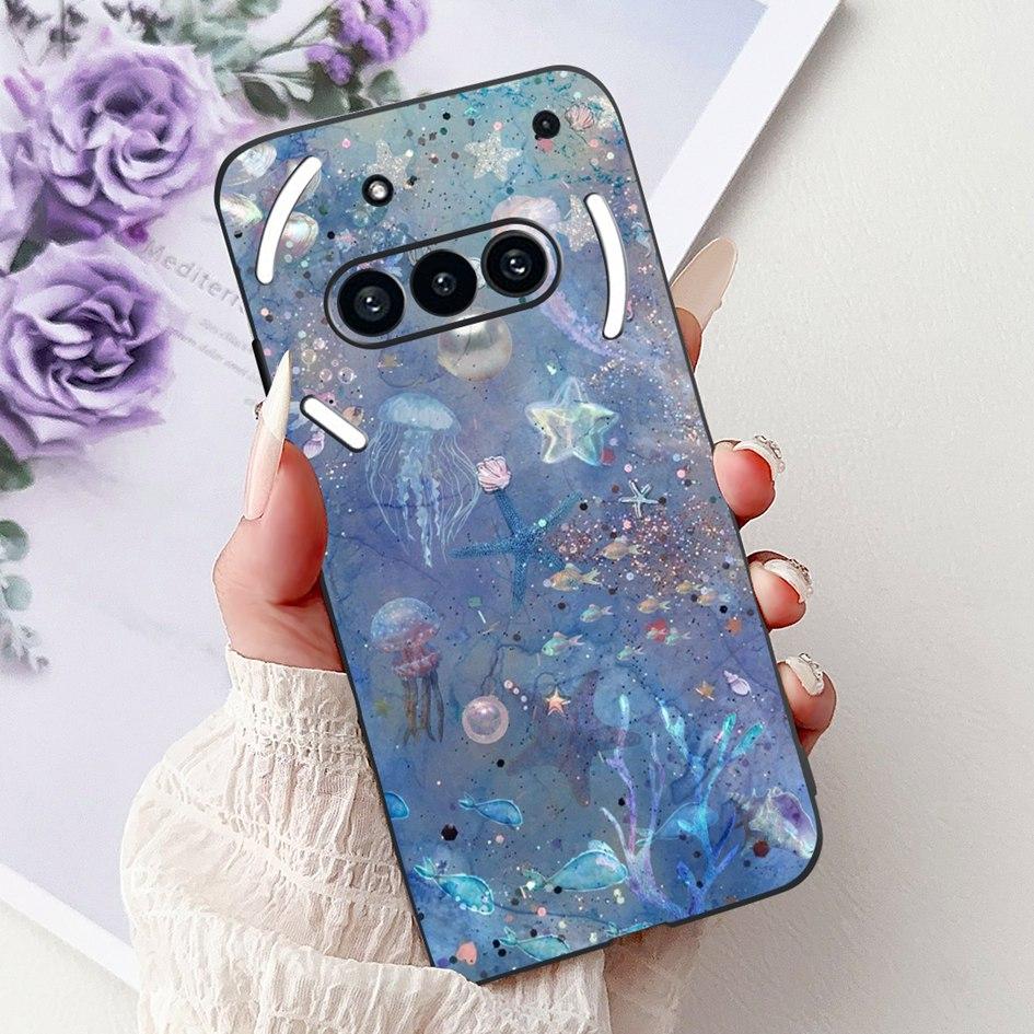 Чехол для Nothing Phone 3A 2025 A059 Модный Цветочный Кошки Мультяшный Силиконовый Мягкий Ударопрочный Чехол для Nothing Phone3A 3A Pro Бампер