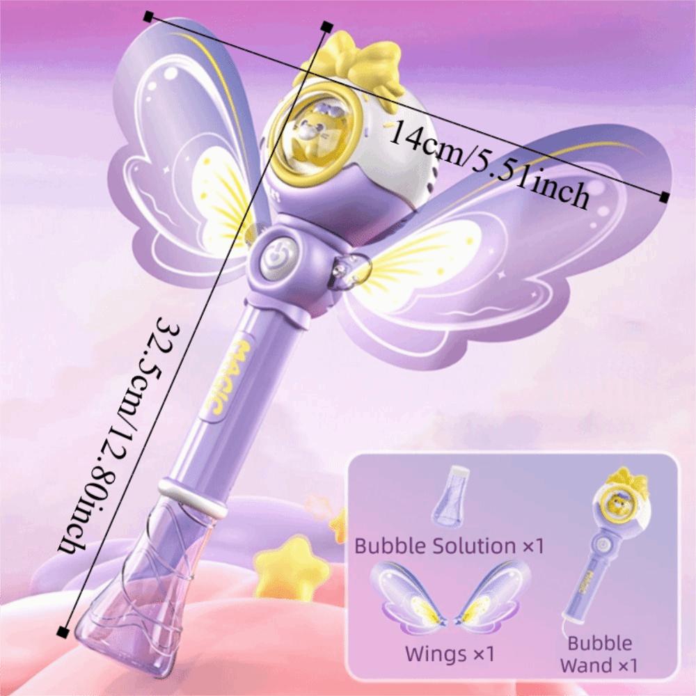 Hand-Held Design Bubble Blower LED Lights Pony Bubble Blower Children's Toy