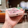 Pink cute panda print mobile phone case suitable for iPhone 17 16 15 14 13 12 11 Pro/ Max /Plus anti-fall and shockproof