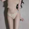Silver Thin Belt Bowknot Panties Bow Cotton Thong Sweet Women's Briefs  Lingerie