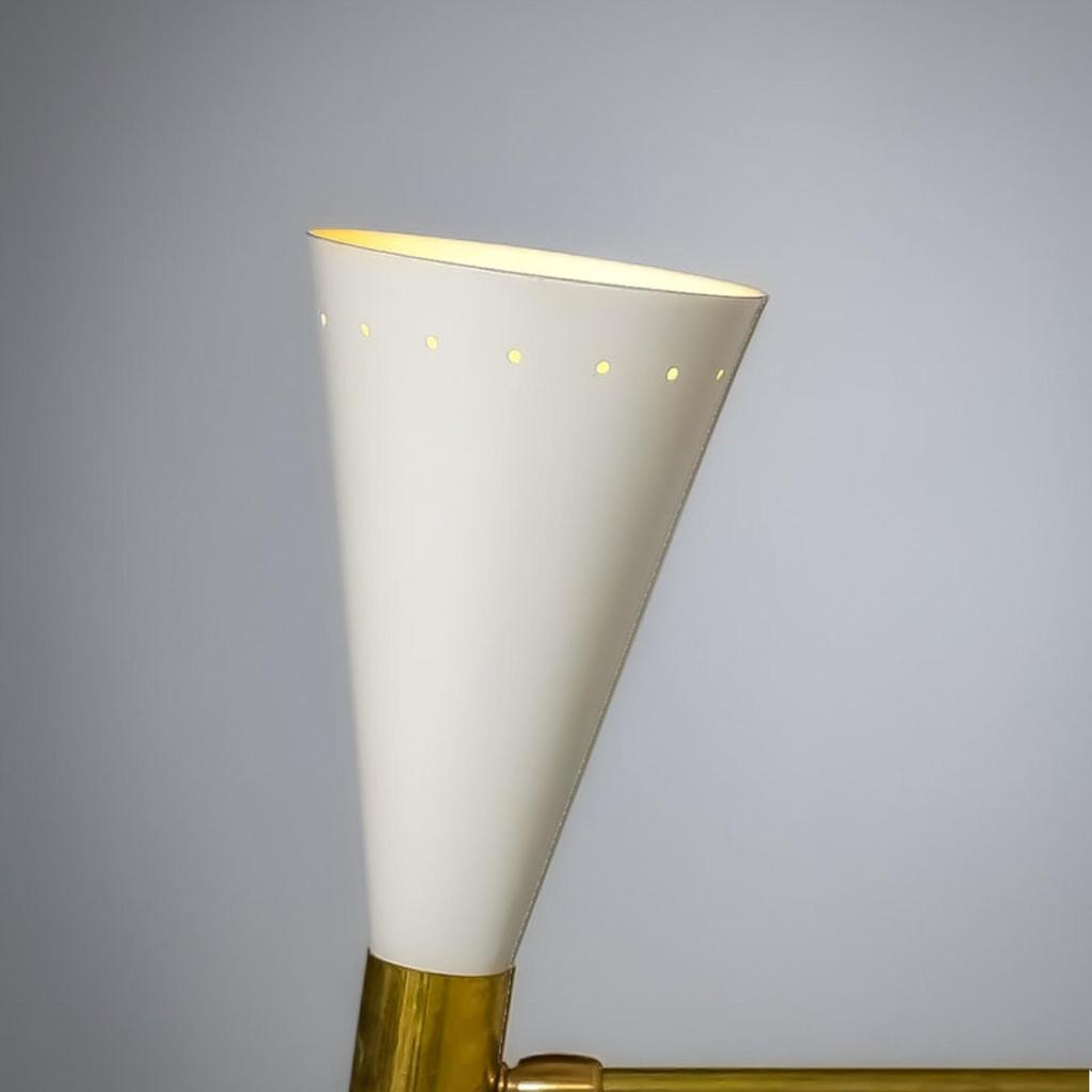 Настенный светильник Diabolos "Tuba", бра из латуни середины века в стиле Stilnovo, ручная работа, итальянские современные бра (Набор из 2)