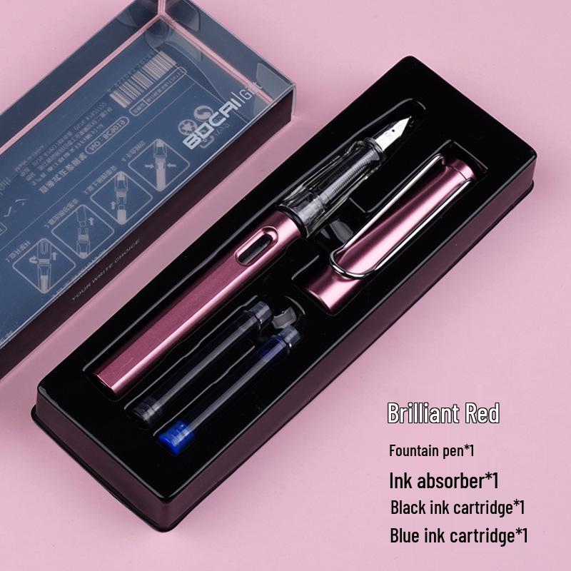 Студенческая перьевая ручка высокой ценности с пером EF и треугольной областью захвата для практики каллиграфии и в качестве подарка