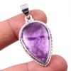 Natural Cacoxenite Gemstone 925 Solid Sterling Silver Jewelry Pendant 1.75" Q2V21