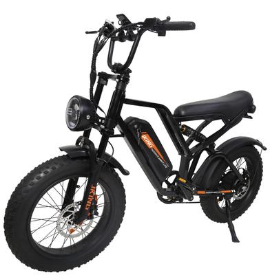 JKING FXH-009 Электровелосипед для бездорожья 48V15.6Ah B artery 500W Мотор 20-дюймовые широкие шины 120 кг Нагрузка 25 км/ч Максимальная скорость E-Bike