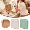 Earrings Ring Necklace Storage Jewelry Storage Box Zipper Jewelry Case  Travel Organizer