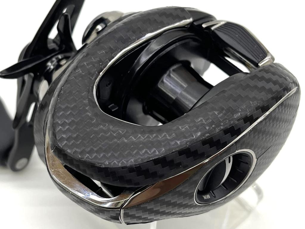 CUSTOM YOROI Пользовательская декаль для мультипликаторных катушек 21 Antares DC и 22 Exsence DC SEAT.JP (Черный, для правой руки)