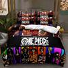 3D комплект постельного белья «Пиратский король» с мультяшным аниме, пододеяльник и наволочка, 2/3 кусочка ткани из микрофибры AU135 * 200, полноразмерное украшение для дома