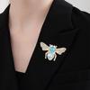 Леди Брошь в форме пчелы Декор Костюм Нескользящая сумка на плечо со стразами Пальто Воротник Шапка Шарф
