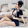 Sexy Flight Attendant Lingerie Set: Tempting Hip-Hugging Skirt for Role-Playing & Flirting