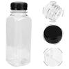 8 Pcs Kids Water Bottles Drink Plastic Juices Drinking Beverage Homemade Lidded Empty Milk Baby