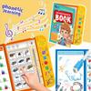 Kids' English Learning Intelligence Touch Book Early Education Knowledge with Sound Reusable Pen Birthdays Gift
