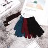 Gifts Thermal Wrist Warmer Winter Warm Full Fingered Gloves Plush Lining Mittens Wool Knitted