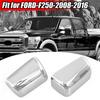 2x Верхняя половина хромированных накладок на зеркала Буксировочные накладки для Ford F250 F350 F450 F550 2008~16