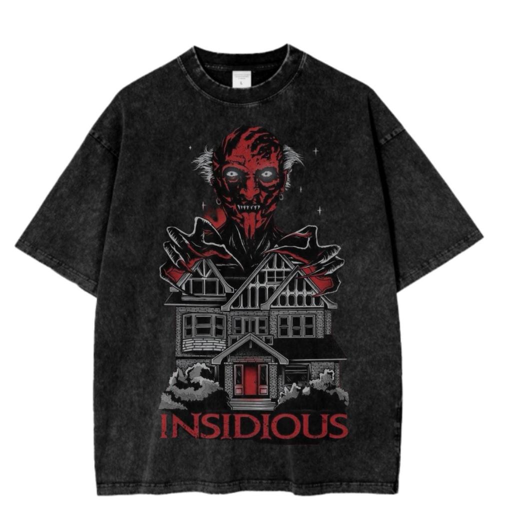 Vintage Insidious Horror T-Shirt: Retro Oversized Tee