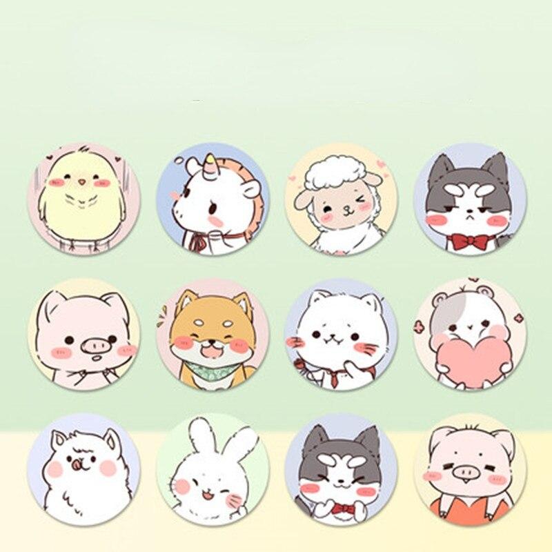 120 шт. Пластырей круглой формы с героями мультфильмов для детей - водонепроницаемые и дышащие