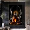 God Buddha Wall Art Prints Buddha Statue Canvas Painting Buddhism Wall Pictures For Living Room Religious Posters Wall Decor