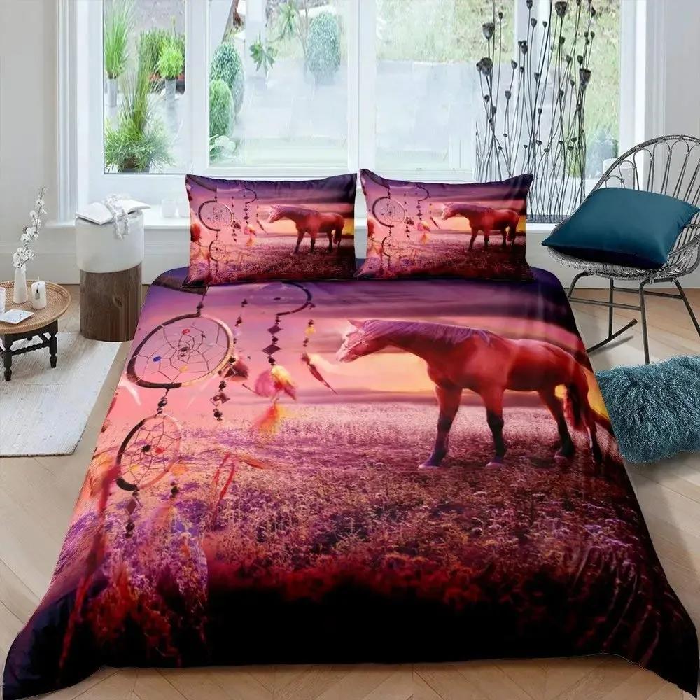 Фэнтезийный комплект пододеяльника для девочек, постельное белье с темой бабочек мечты, цветочный комплект чехла для одеяла для девочек, пододеяльник с цветами и грибами