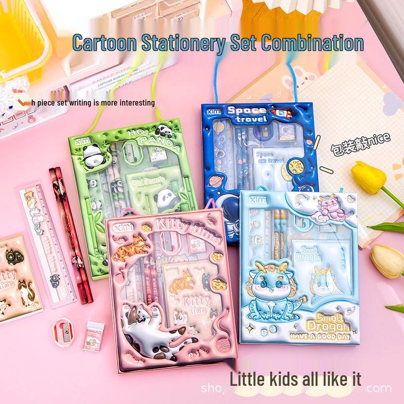 June 1st Children's Stationery Set: School Backpack and Pencil for Primary and Kindergarten Rewards