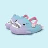 Kids Gradient Shark Slide Sandals Lightweight Breathable Clog Shoes Boys Girls Outdoor Beach Garden Wear