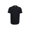 Under Armour Letter Logo Print Quick-Dry Crew Neck Short Sleeve T-Shirt Men Tops Black 1377142-001
